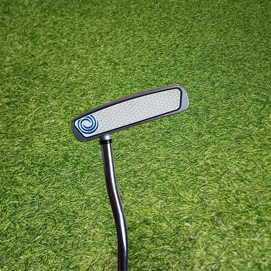 Odyssey White Hot RX V-Line Fang Putter with New SuperStroke 3.0 Grip.
