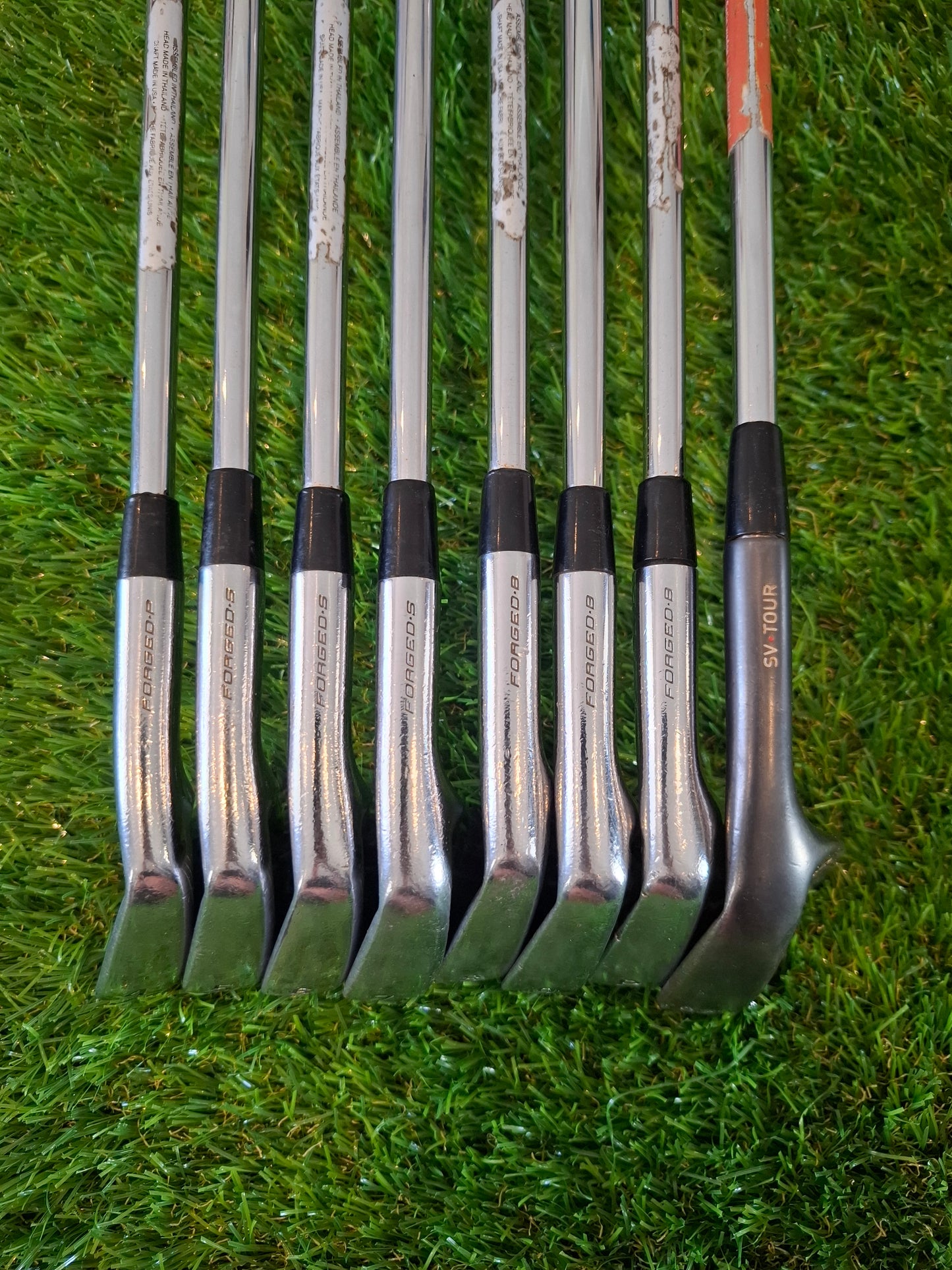 Nike VR Pro Combo Forged 4i-PW incl 52° Wedge. Stiff Shafts.