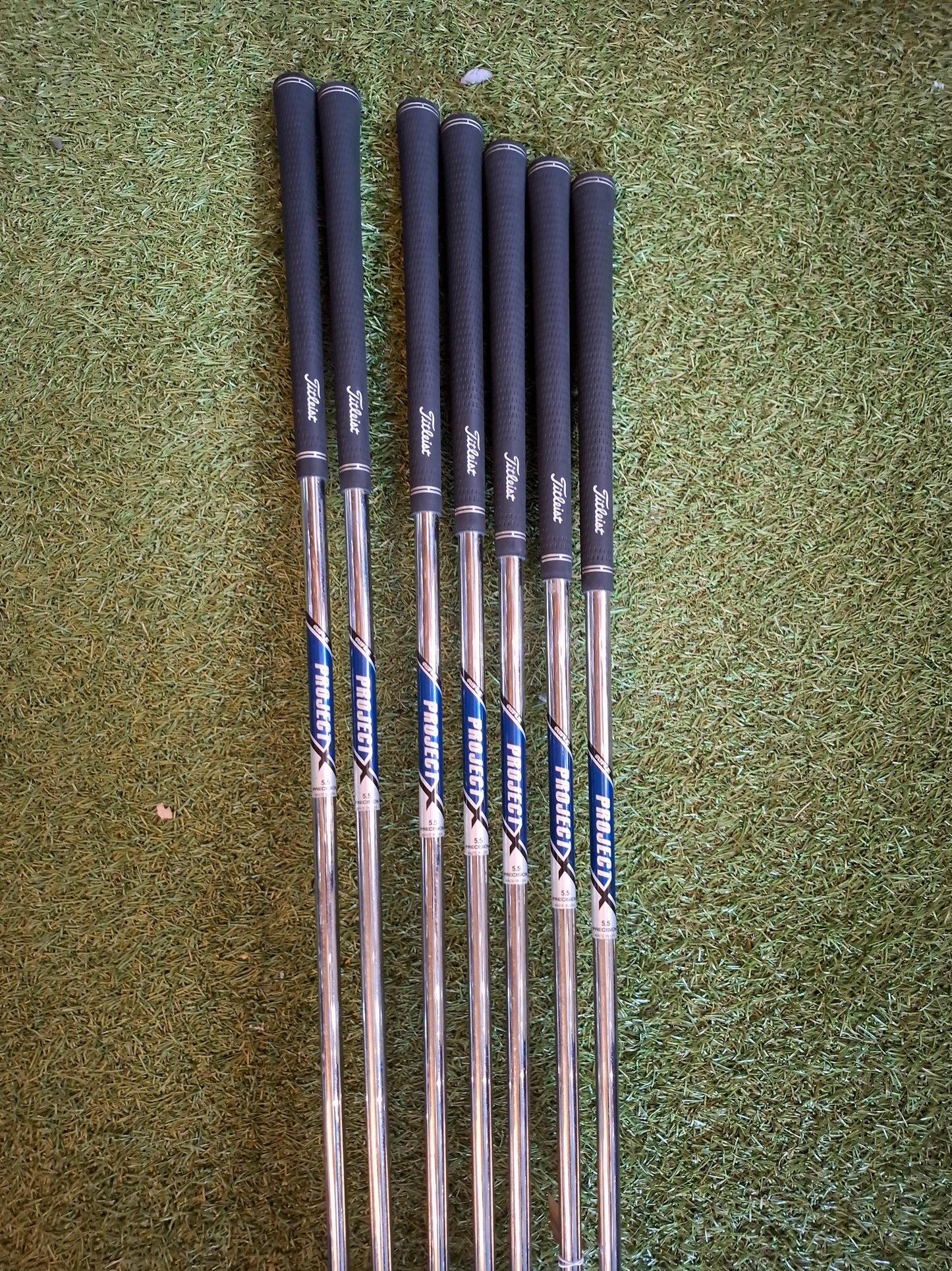Titleist AP2 4i-PW with Rifle 5.5 Regular Shafts.