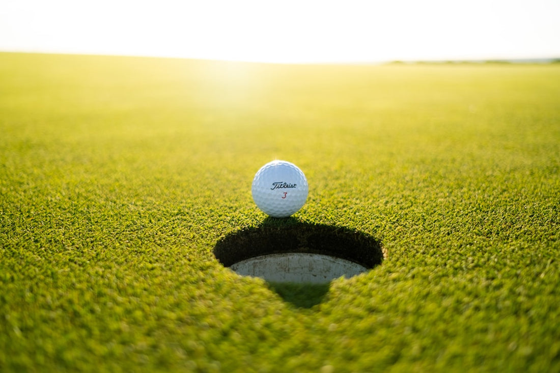 Golf ball on tee