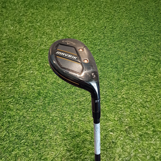 Callaway Mavrik Max W 27° 5 Hybrid with Mamiyama Helium 50g Ladies Shaft.