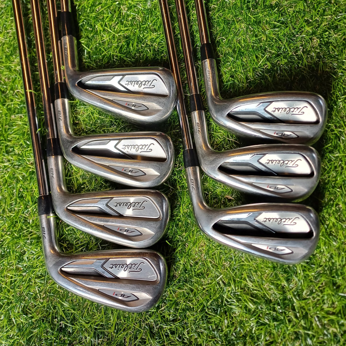 Titleist AP1 718 4i- PW with AMT Red S300 Stiff Shafts