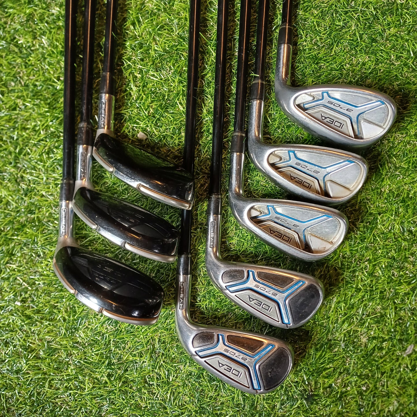 Adams Golf A7OS Hybrid Iron Set with Prolaunch Axis A-Flex  Graphite Shafts