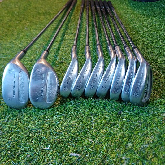 Nicklaus Ironmax Iron Set. 3 and 4 Hybrids, 5i-SW. Regular Shafts.