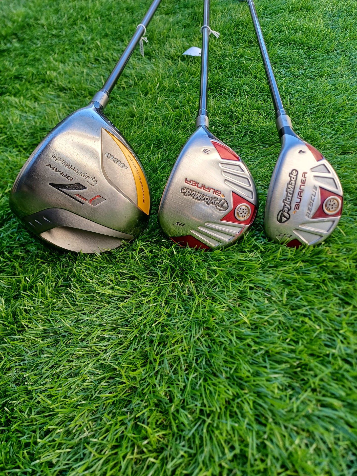 TaylorMade R7 Draw Golf Set | 9° Stiff Driver | Burner Woods & Hybrids