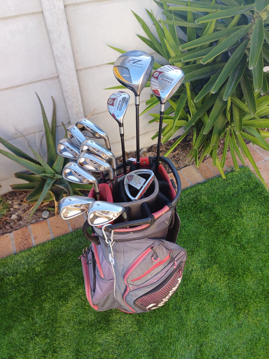 TaylorMade R7 Draw Golf Set | 9° Stiff Driver | Burner Woods & Hybrids