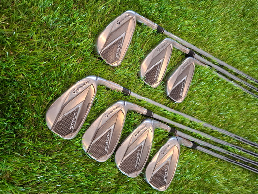 Second hand Taylormade Stealth iron set with stiff shafts