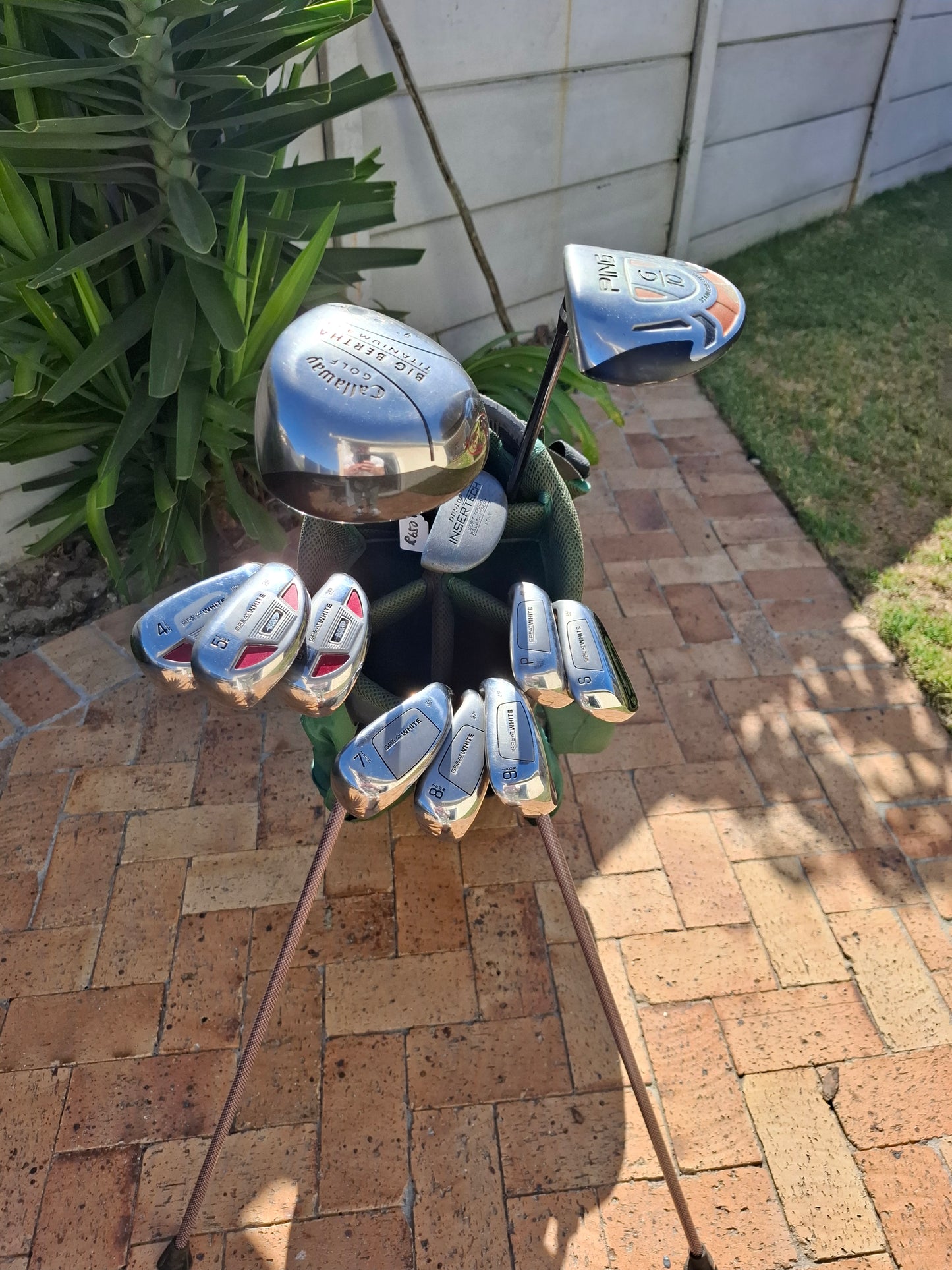 Complete Golf Set with New Tiger Shark Hybrid Irons