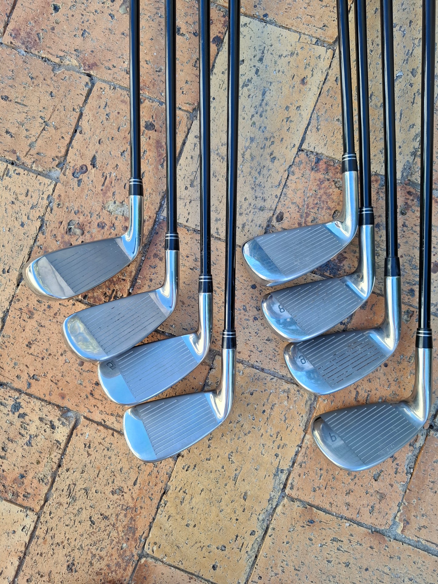 Complete Golf Set with New Tiger Shark Hybrid Irons