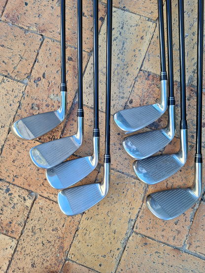 Complete Golf Set with New Tiger Shark Hybrid Irons