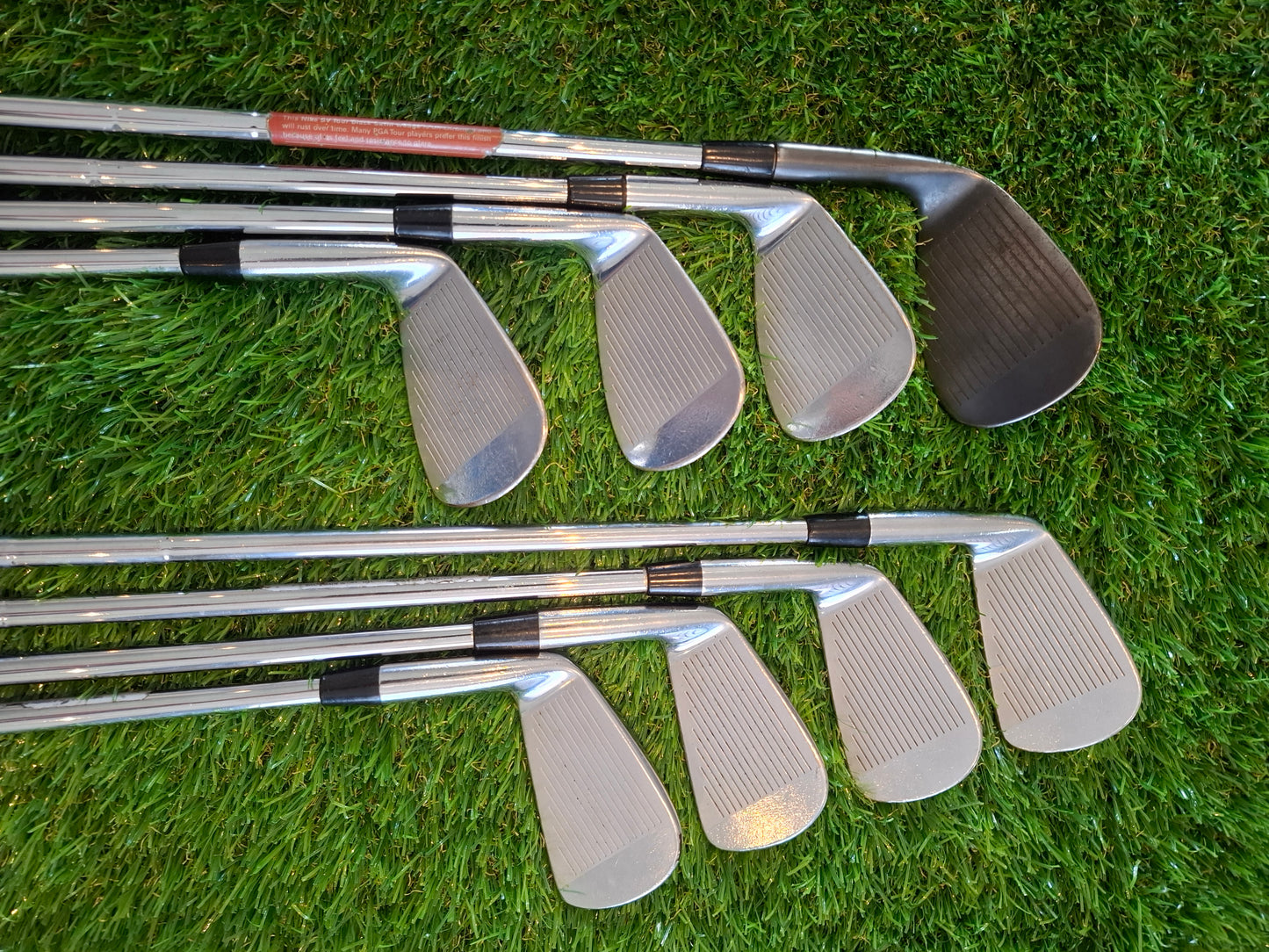 Nike VR Pro Combo Forged 4i-PW incl 52° Wedge. Stiff Shafts.