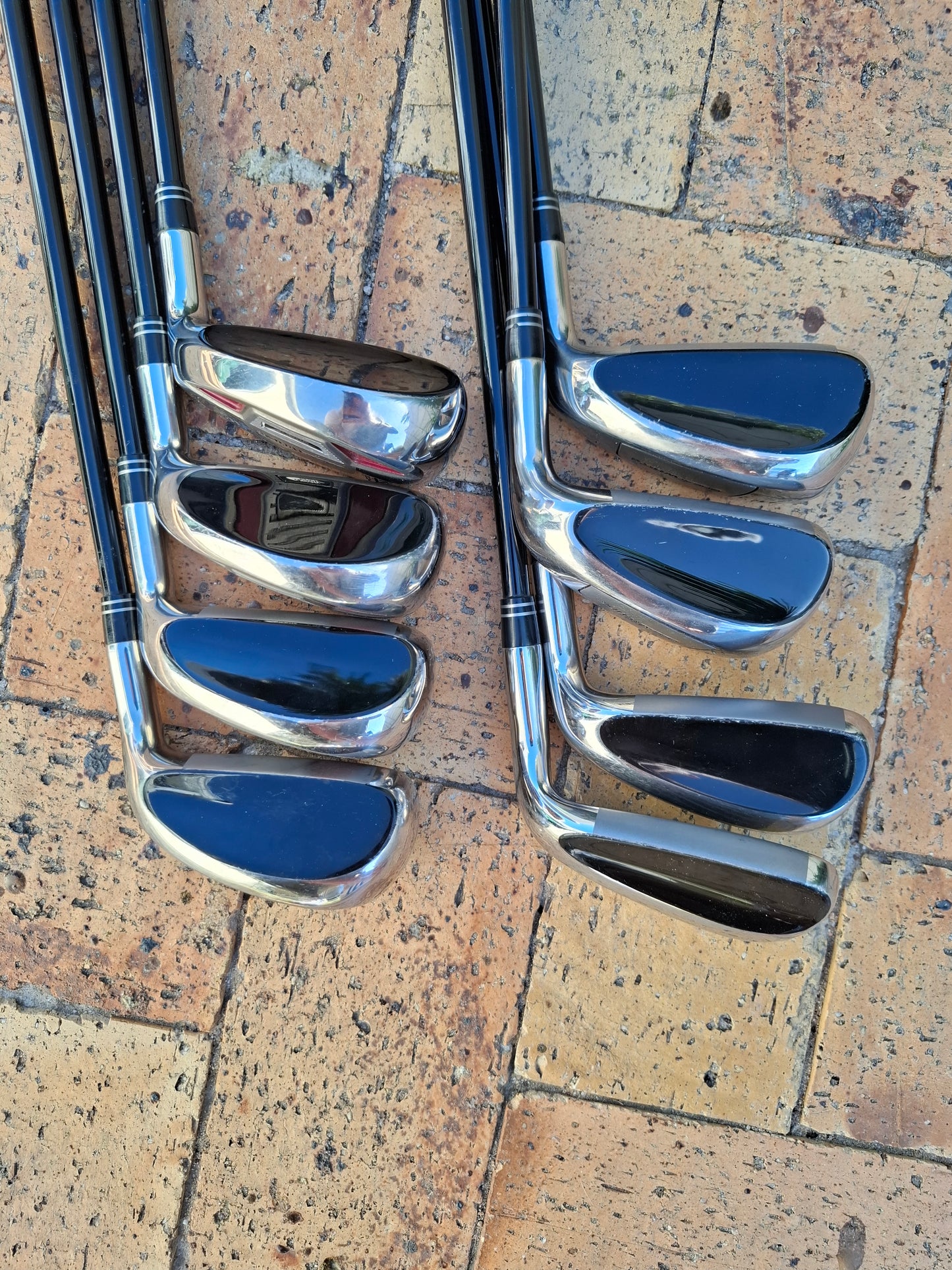 Complete Golf Set with New Tiger Shark Hybrid Irons