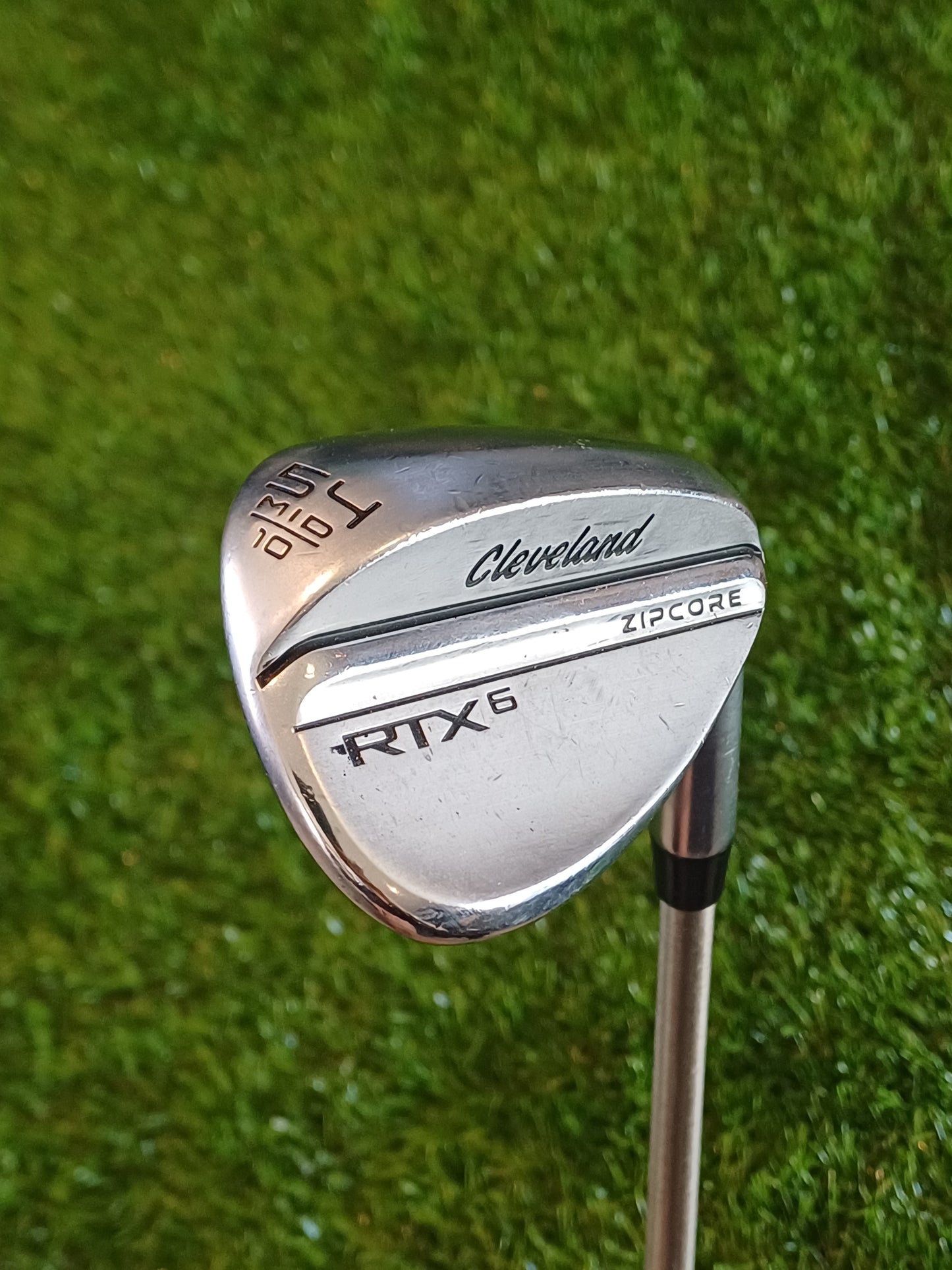Cleveland Zipcore RTX6 54° (10 Mid) Wedge with Aerotech Steelfiber i80 Shaft.
