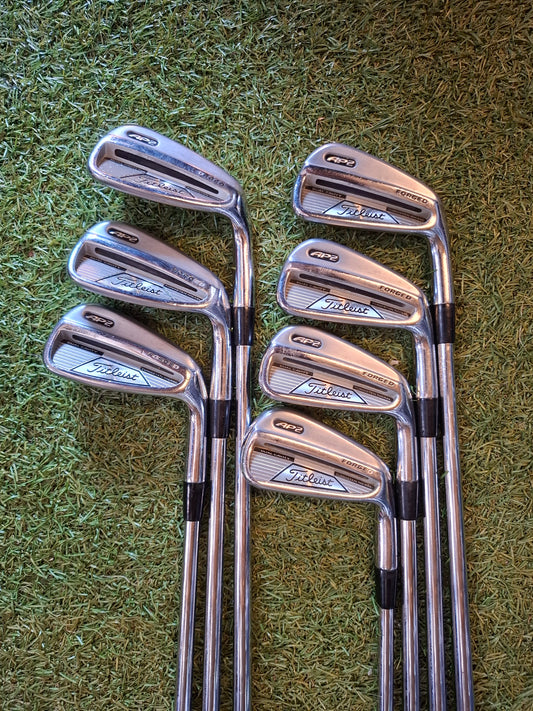 Titleist AP2 4i-PW with Rifle 5.5 Regular Shafts.