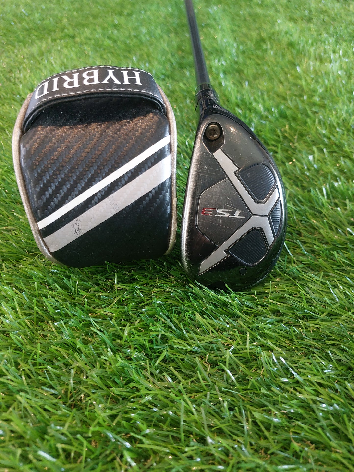 Titleist TS3 19° 3 Hybrid with Hzrdus 80g 6.0 Stiff Shaft