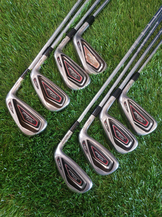 Titleist AP1 716 3i-PW with XP90 S300 Stiff Shafts and New OS Lampkin Grips