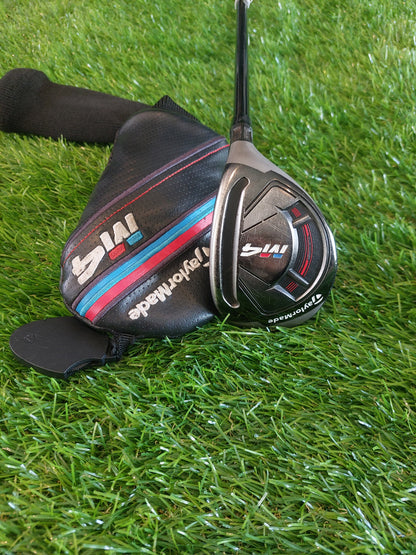 Taylormade M4 21° 4 Hybrid with Fujikura Atmos 7s Stiff Shaft with Midsize Grip.