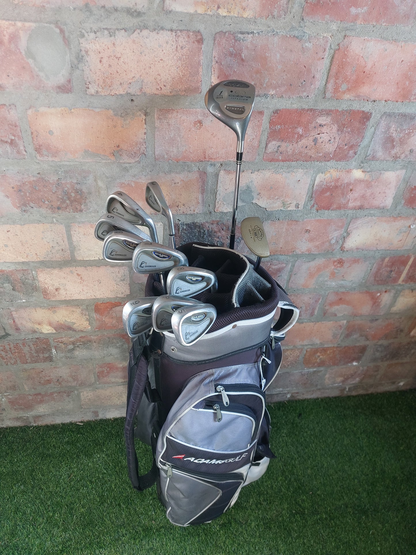 Cobra 9.5° Driver & Tour Series 355 Irons Complete Golf Set | Pre-Owned