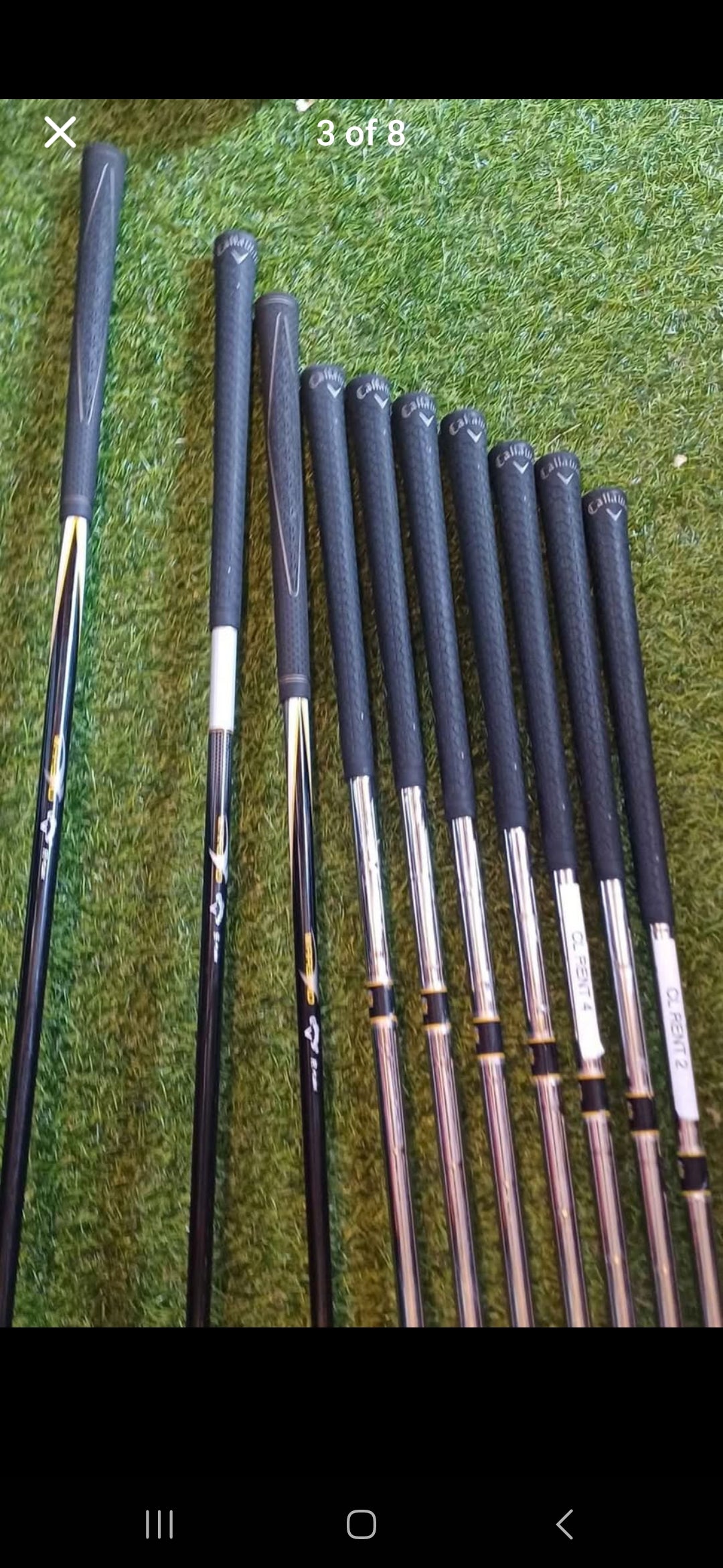 Callaway Warbird golf Club set 2021 package