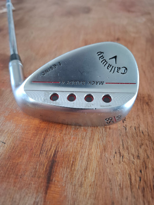 Callaway Mack Daddy 4 58° (10°) S-Grind Wedge with S200 115g Shaft