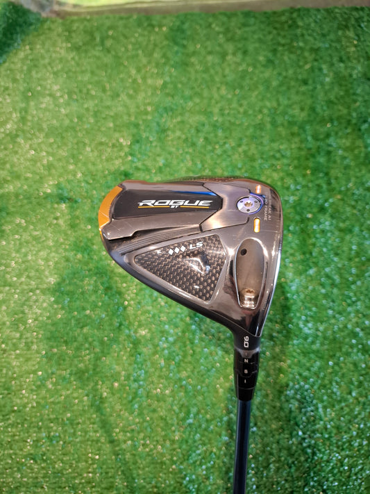 Callaway Rogue ST LS 9° Adjustable Driver with Hzrdus Smoke 6.0 60g Stiff Shaft