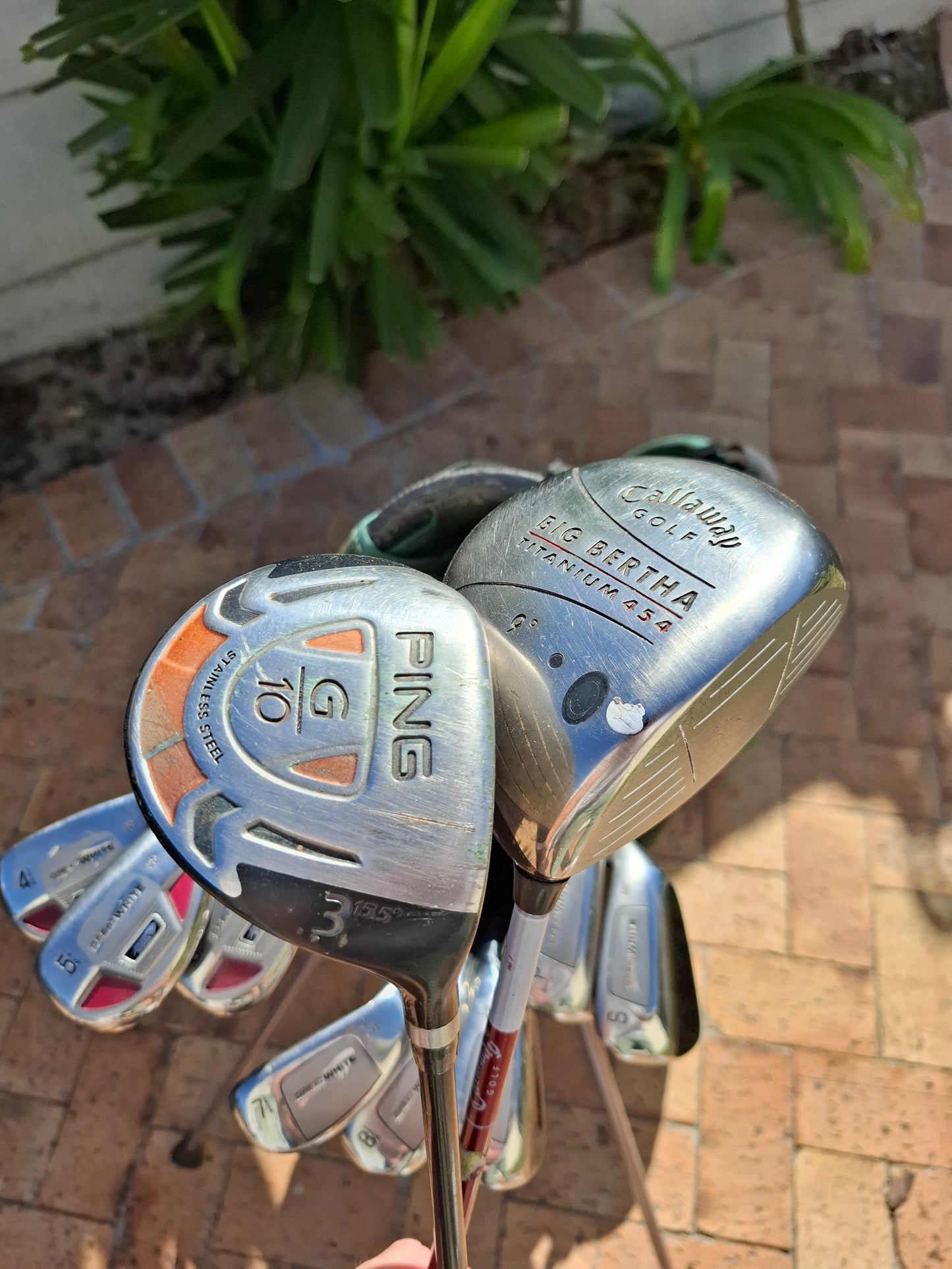 Complete Golf Set with New Tiger Shark Hybrid Irons