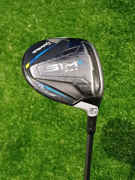 TaylorMade SIM2 Max 3HL Wood | 16.5° | Fujikura Airspeeder 50S Stiff